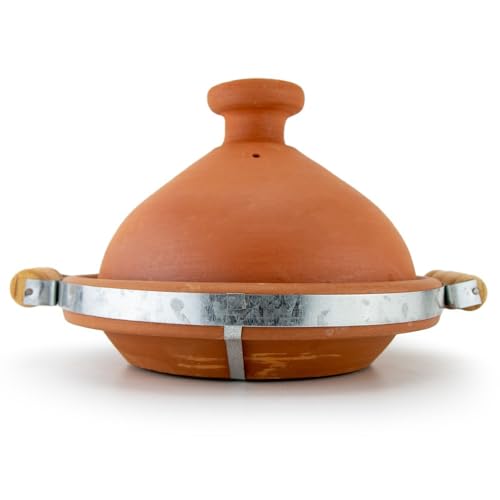 Tajín marroquí Hadid Natural 2-3 personas diámetro 26 cm