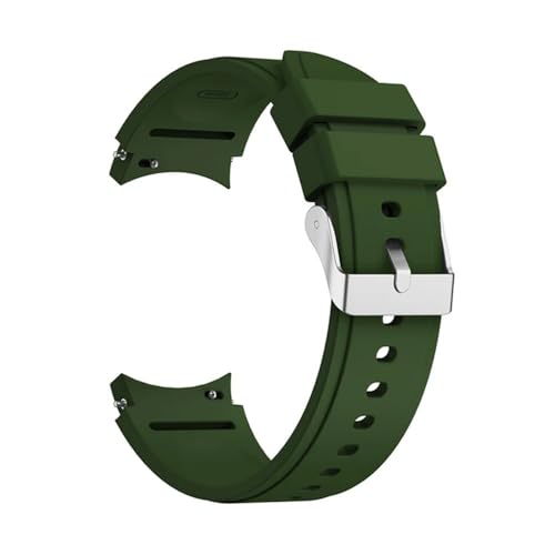 MEVMEVGNLN Fit For Samsung�p�V���R���X�g���b�v�AFit For Galaxy Watch 6�p�A�N�Z�T���[�AFit For Correa�p�E�H�b�`�o���h(Army Blue,For Watch 5 Pro 45mm)