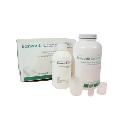Keystone 0921778P Bosworth Softone Tissue Conditioner, Bulk Kit, Pink