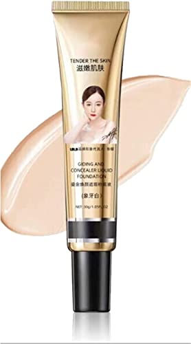 FV Full Coverage Liquid Foundation | FV Foundation New Formula Full Coverage Flawless Makeup Base Cream,Matte Concealer Smooth Makeup Base Cream (Ivory) FV Full Coverage Liquid Foundation | FV Foundation New Formula Full Coverage Flawless Makeup Base Cream,Matte Concealer Smooth Makeup Base Cream (Ivory)
