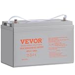 VEVOR Deep Cycle Battery, AGM Marine Rechargeable Battery, High Self-Discharge Rate Current for Mobility Scooters Electric Wheelchairs Go-Karts e-Bikes, 12V 100Ah