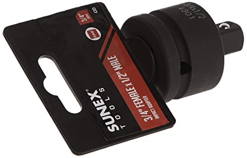 SUNEX TOOLS 4301 3/4-Inch Female 1/2-Inch Male Impact Socket Adapter