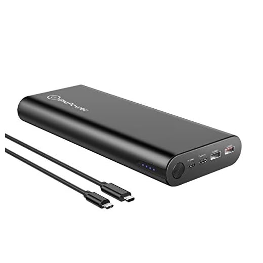 iProPower USB-C PD Power Bank 27000mAh, Portable External Battery Pack Power Delivery Charger for MacBook Air/Pro Laptop Tablet iPhone Smartphone 99.9 Wh