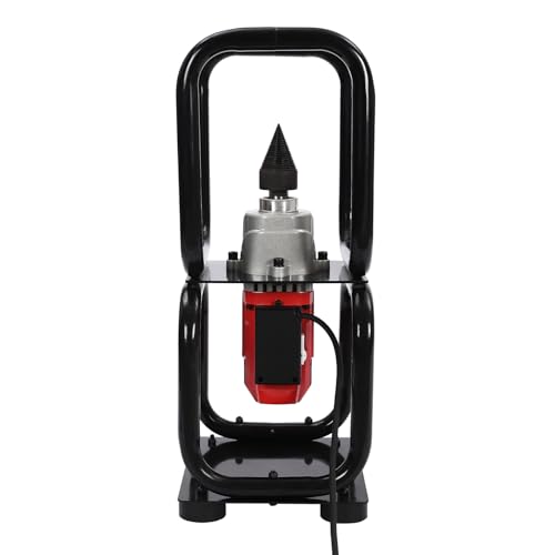 Bacocoo Electric Log Splitter 3.3KW, 110V Wood Splitter Machine 9.45in Diameter Capacity, 450 RPM, 200N. m Torque, Freestanding Firewood Splitter.(Black/Red)