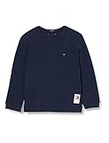 Nicht zutreffend. Tommy Hilfiger Jungen Mini Waffle Cn Tee L/s Hemd, Zwielichtmarine, 92