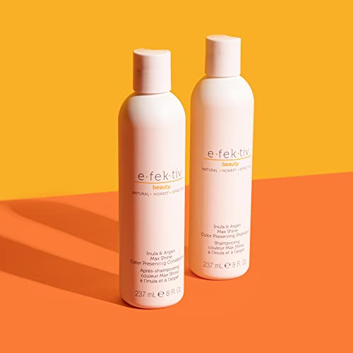 E.fek.tiv Beauty - Inula + Argan Max Shine Color Preserving Shampoo - Purifying Cleanser For The Hair - 8.0 Oz. #TOP5