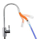 360° Faucet Extension Hose, 20 cm Copper Faucet Extension Pipe, Flexible & Shapeable Short Garden Ho