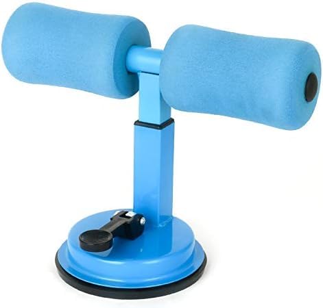 Sit-Up Self-Suction Sucker Exercise Equipment with Comfortable Sponge Push-Ups Muscle Training Workout Abdominal curl Exercise for Lose Weight Waist Belly Exercise, Adjustable Auxiliary Helper (Black..)-image-25