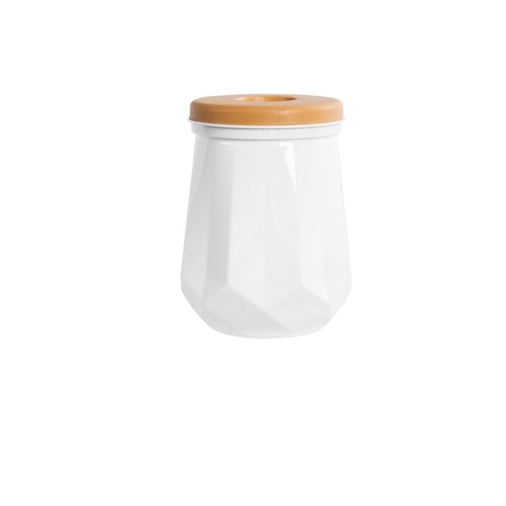 GELASIGE Flower Pots Simple Transparent Hydroponic Flower Pot Creative Small Potted Water-growing Green Plant Resin Flower Pot Outdoor Flower Pots(C)