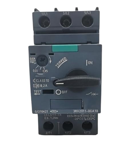 Disjoncteur 3RV2011-0GA10 commande moteur triphasé et protection thermique - 3