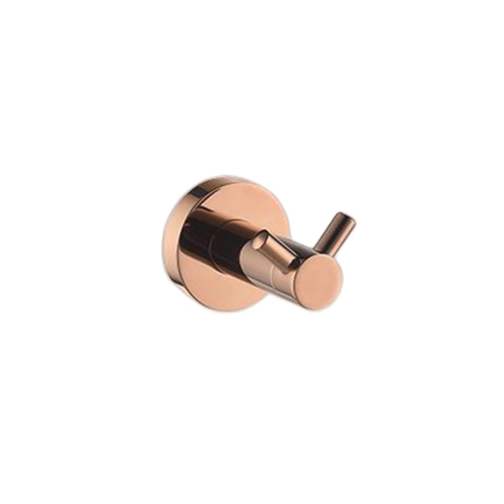 Anneau de serviette or rose pour une salle de bain ordonnée et relaxante