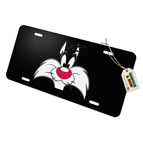 GRAPHICS & MORE Looney Tunes Sylvester Face Novelty Metal Vanity Tag License Plate