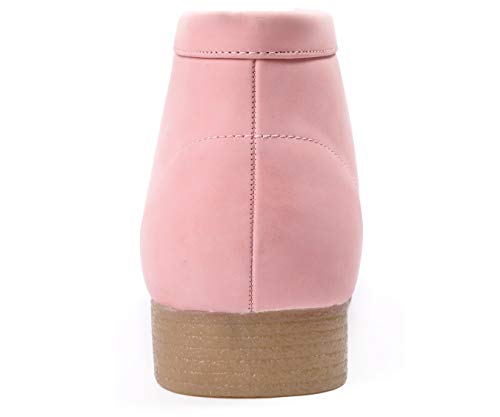 Image of Amali Casual Chukka Boots for Men, High-Top, Lace Up Suede Men's Shoes, Desert Boots with Crepe Rubber Sole