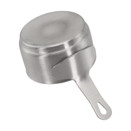 Pentolino antiaderente in acciaio inox per bollire, cucinare tè e salsa con bordi lisci per la sicurezza (1)