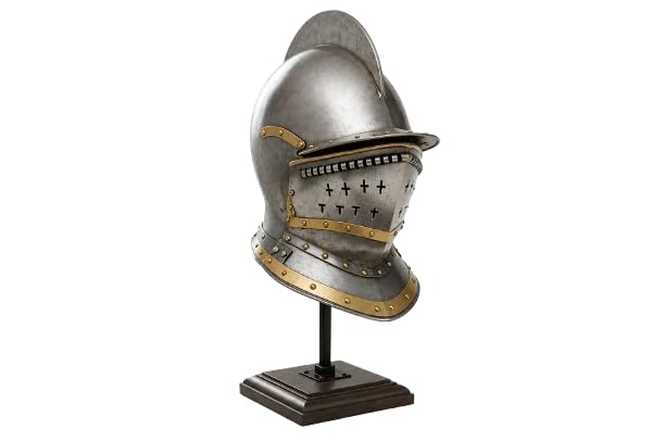 Casque médiéval fermé en acier idéal pour vos événements de Grandeur Nature