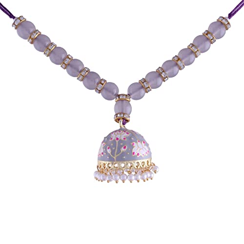 Image of I Jewels Womens Pearl Lumba Rakshabandhan Bracelet For Bhabhi /Sister