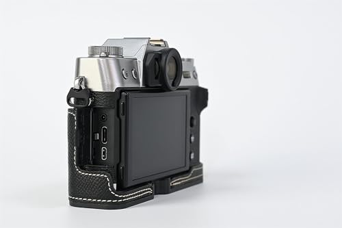 Funda mitad de piel para cámara Fujifilm X-T30 negra miniatura 5