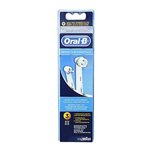 Oral-B Genuine Ortho Care Essentials Replacement Heads, 1 Interspace Brush and 2 Ortho Brush Heads