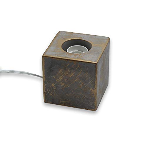 Lampada base da tavolo quadrata in cemento