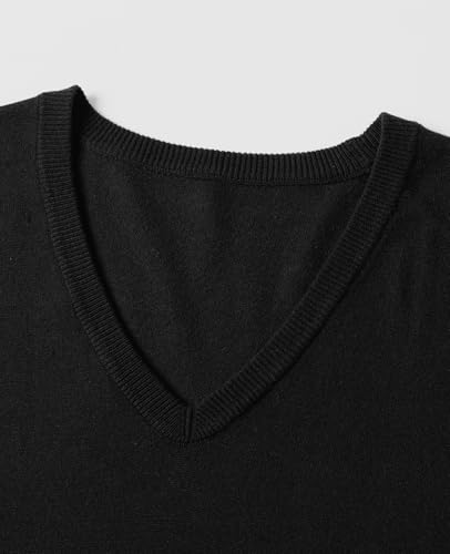 Image of QUALFORT Women's Sweaters Long Sleeve Soft Lightweight Basic Knitted Pullover Sweater