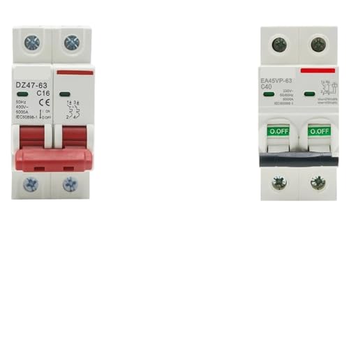 Mini-disjoncteur AC MCB C 230V protection tension pour tableau électrique
