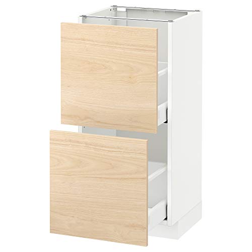 Meuble bas avec 2 tiroirs METOD MAXIMERA de ProTuning, finition frêne clair luxe - 2
