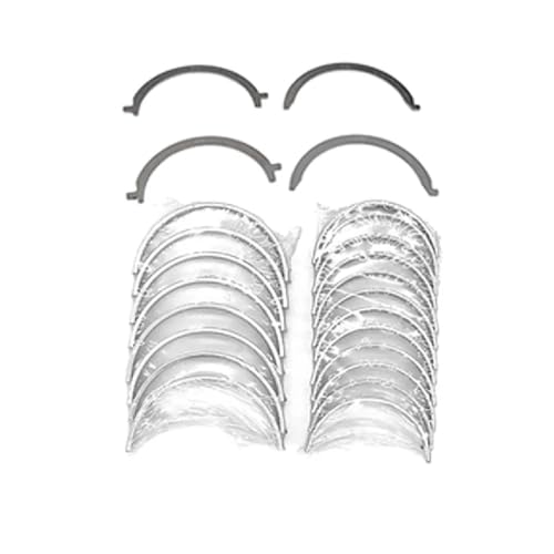 Engine Main and Connecting Rod Bearing Crankshaft Thrust Set Compatible for Jeep Grand Cherokee RAM 1500 3.0L Diesel L630 EXF A630 3.0 L T(Bearing Set-STD)