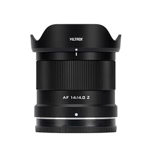 VILTROX 14mm f4.0 Z, AF 14mm f4.0 Air Z Mount Objektiv für Nikon, Vollformat Autofokus Ultraweitwinkelobjektiv für Nikon Z5 II Z50 II Z30 ZFC Z5 Z6 II Z7 II Z6 III Z9 Z8 ZF Z6 Z50 Z7 ZR