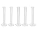 Aexit 10ml PP gauge Volumetric Measuring Cup Container Laboratory Beaker Clear 5pcs
