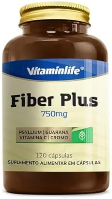 Suplemento Vitamínico Vitaminlife Fiber Plus 750mg - 120 Cápsulas