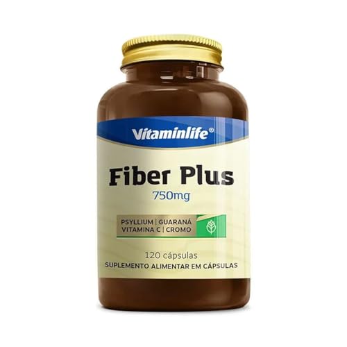 FIBER PLUS 750MG (PSYLLIUM + GUARANÁ + VIT C + CROMO)