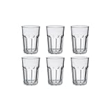 Paris Prix Secret de Gourmet - Lot de 6 Gobelets en Verre Mojito 36cl Transparent