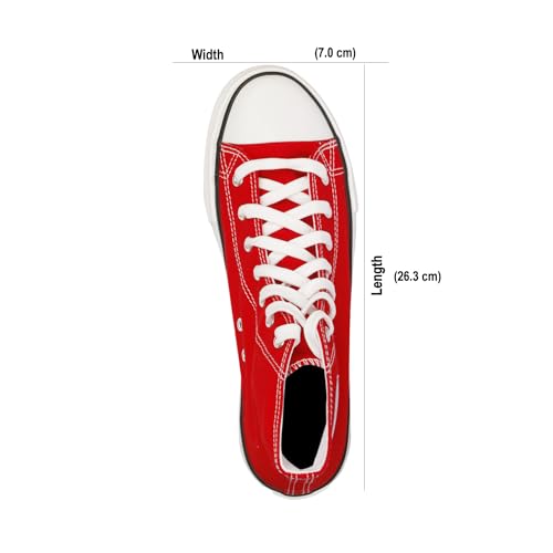 Image of MOZAFIA Men's High-Top Canvas Sneakers - Stylish, Comfortable Lace-Up Casual Shoes, Durable Fashion Streetwear Kicks.