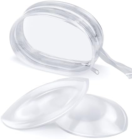 Silicone Bra Inserts Push Up Breast Pads,Clear Gel Invisible Bra Padding Bust Enhancer for Bikini Swimsuit