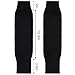 phnydreg 3 Pairs Leg Sleeve Socks Shin Pre Cut Socks for Kids Youth Men Women Soccer Running Cycling