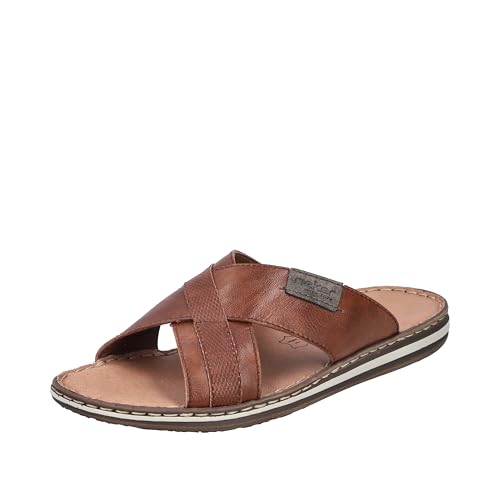 Preisvergleich Produktbild Rieker Herren 21082 Pantolette, Braun, 43 EU