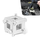 winterrock Car Brake Caliper Compression Tool, Steel Heavy-Duty Cube Brake Caliper Tool Fits 3/8' Square Drive, Universal Auto Rear Disc Brake Piston Tools, Car Accessories