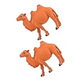 Ornement de chameau miniature : fabriqué en plastique qui se caractérise par sa stabilité et sa durabilité, très dur et lisse pour un usage quotidien, petites figurines de chameaux
