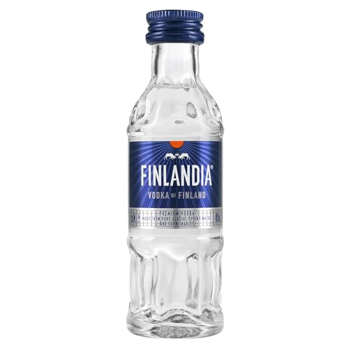 Finlandia Vodka | Reinheit | Purer Geschmack | Aus Finnland | Umweltbewusste Produktion | Aus reinem Gletscherquellwasser | 40% | 50 ML