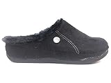  INBLU Zapatillas deportivas de mujer FX000018 FX18 Eco piel negra original AI