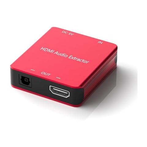 Azduou 4K HDMI 2.0 Audio Extractor HDMI Adapter for PlayStation 5. Highly Compatible with Astro Gaming Headset and Base Station. Supports 18Gpbs Bandwidth, HDCP2.2, Dolby Digital/DTS Passthrough CEC Cover