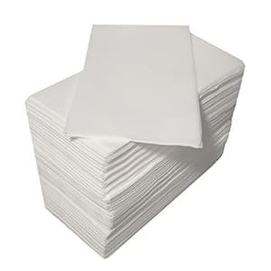 Disposable Linen Like Guest Towels | Bathroom napkins | Wedding napkins | Premium Linen Feel Disposable Guest Towels (white, 1200)
