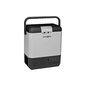 BRUNNER 0826047N Draagbare koelkast met tablet, 12 V/230 V, Polarys tekendeur, voor kleine ruimtes, 8 liter
