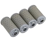 4 Pack of SAKURA F-5218 Fuel Filter Replaces 1G311-43380, 15831-43380 Compatible with Kubota