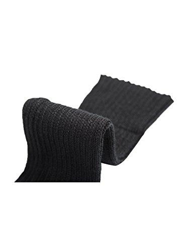 Image of uxcell Women's Knitted Design Solid Warm Thick Knee High Length Ribbed Leg Warmers