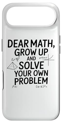 Funny Dear Math Grow Up Solve Your Problems Teens Trendy �X�}�z�P�[�X iPhone Air �p