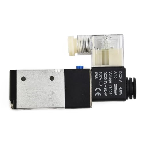 Électrovanne pneumatique en alliage d'aluminium 3V21008 orifice 1/4