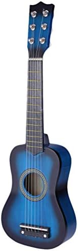 TOYANDONA 23 Inch Kids Guitar Wooden Children Guitar Toy Music Learning Educational Instrument Children Development Guitar Blue