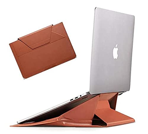 MOFT ノートPCケース キャリーケース ノートパソコンスタンド PCスタンド MacBook air Pro apple 12/13/13.3/14/15/16インチ (12～13インチ, ブラウン)