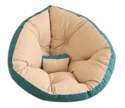 座椅子 フロアクッション 折りたたみ ソファー 1人掛け 低反発クッション 折り畳み 丸形 一人用 厚手 軽量 ソファチェア 低反発 リビング 和室 あぐら ローテーブル 省スペース 収納可能 洗えるカバー こたつ リラックス (90*185cm,ダスティ